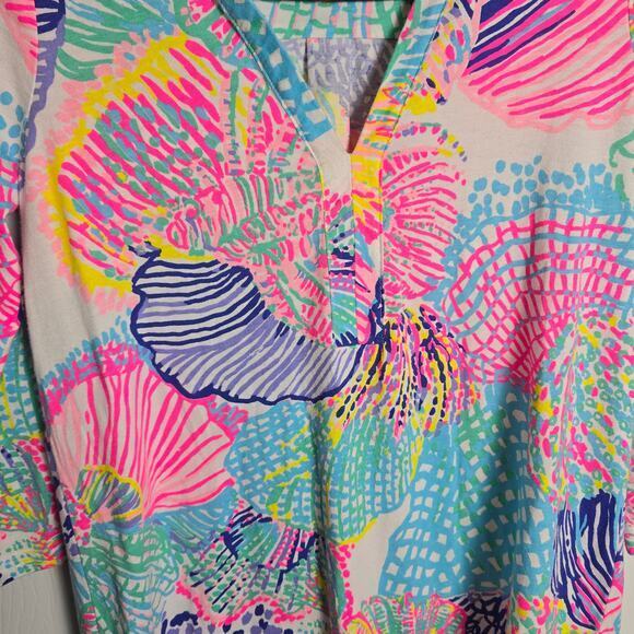Lily Pulitzer Ali Dress Multi Roar of The Seas Women's XS - Picture 2 of 8